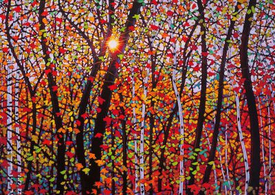 Autumn Harmony 36" by 48" Framed